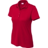 Custom Sport-Tek Womens PosiCharge Re-Compete Polo Deep Red