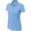 Custom Sport-Tek Womens UV Micropique Polo Carolina Blue