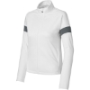Custom Sport-Tek Womens Travel Full-Zip Jacket White/Iron Gray