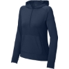 Custom Sport-Tek Womens Sport-Wick Stretch 1/2-Zip Hoodie True Navy Blue