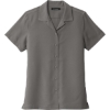 Custom Port Authority Womens Short Sleeve Performance Staff Shirt Graphite Gray
