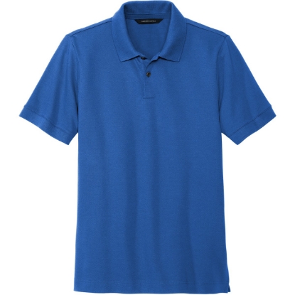 Custom Mercer+Mettle Stretch Heavyweight Pique Polo Blue Note