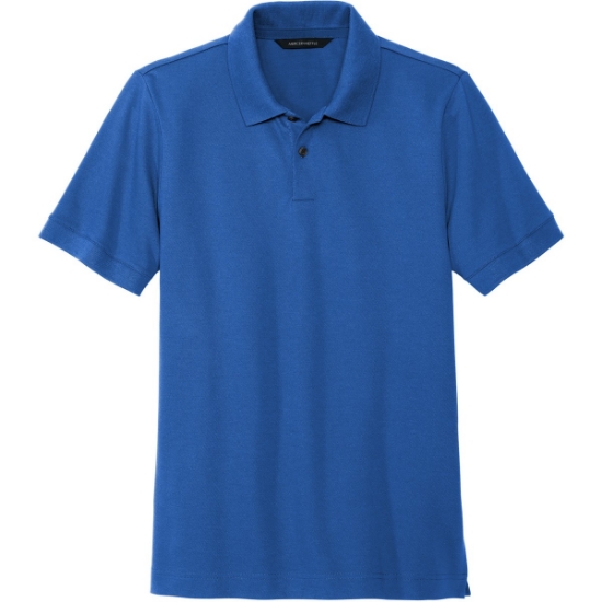 Custom Mercer+Mettle Stretch Heavyweight Pique Polo Blue Note