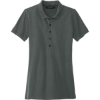 Custom Mercer+Mettle Womens Stretch Heavyweight Pique Polo AnchorGrey