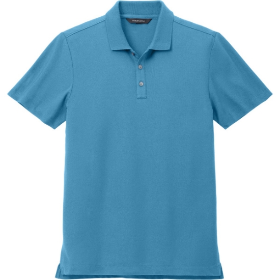 Custom Mercer+Mettle Stretch Pique Polo Parisian Blue