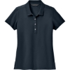 Custom Mercer+Mettle Womens Stretch Pique Polo Night Navy Blue