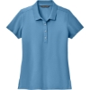 Custom Mercer+Mettle Womens Stretch Pique Polo Parisian Blue