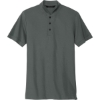Custom Mercer+Mettle Stretch Pique Henley AnchorGrey