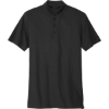 Custom Mercer+Mettle Stretch Pique Henley Deep Black