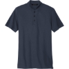 Custom Mercer+Mettle Stretch Pique Henley Night Navy Blue