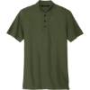 Custom Mercer+Mettle Stretch Pique Henley Townsend Green