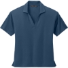 Custom Mercer+Mettle Womens Stretch Jersey Polo Insignia Blue