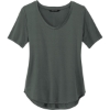 Custom Mercer+Mettle Womens Stretch Jersey Relaxed Scoop AnchorGrey