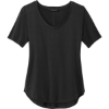 Custom Mercer+Mettle Womens Stretch Jersey Relaxed Scoop Deep Black