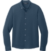 Custom Mercer+Mettle Stretch Jersey Long Sleeve Shirt Insignia Blue
