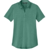 Custom Mercer+Mettle Womens Recharge Jersey Polo Sage Heather Green