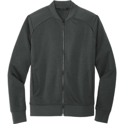 Custom Mercer+Mettle Double-Knit Bomber AnchorGrey