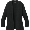 Custom Mercer+Mettle Womens Open Cardi Deep Black