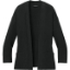 Custom Mercer+Mettle Womens Open Cardi Deep Black