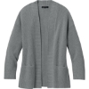 Custom Mercer+Mettle Womens Open Cardi Gusty Gray Heather