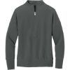 Custom Mercer+Mettle Womens Linear Texture 1/4-Zip StormGrey