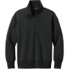 Custom Mercer+Mettle Womens Soft Spacer 1/4-Zip Deep Black