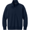 Custom Mercer+Mettle Womens Soft Spacer 1/4-Zip Night Navy Blue
