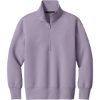 Custom Mercer+Mettle Womens Soft Spacer 1/4-Zip Purple Ash