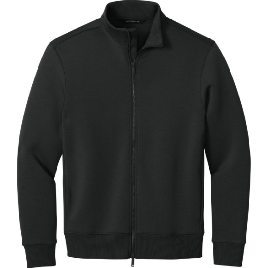 Custom Mercer+Mettle Soft Spacer Full-Zip Deep Black