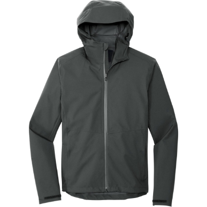 Custom Mercer+Mettle Waterproof Rain Shell AnchorGrey