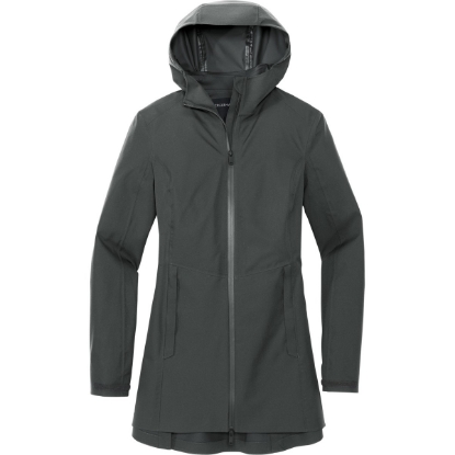 Custom Mercer+Mettle Womens Waterproof Rain Shell AnchorGrey
