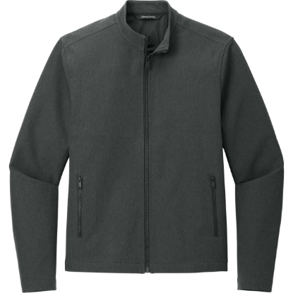Custom Mercer+Mettle Stretch Soft Shell Jacket Anchor Gray Heather