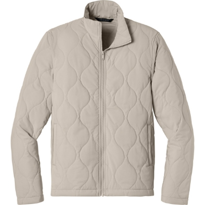 Custom Mercer+Mettle Quilted Liner Jacket Almond Beige