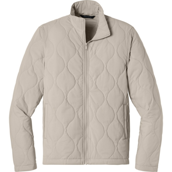 Custom Mercer+Mettle Quilted Liner Jacket Almond Beige