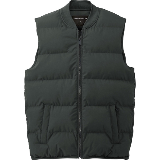 Custom Mercer+Mettle Puffy Vest AnchorGrey