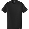 Custom New Era Heritage Blend Crew Tee. Black