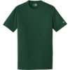 Custom New Era Heritage Blend Crew Tee. Dark Green