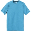 Custom New Era Series Performance Crew Tee. Sky Blue
