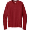 Custom New Era Series Performance Long Sleeve Crew Tee. Scarlet Red
