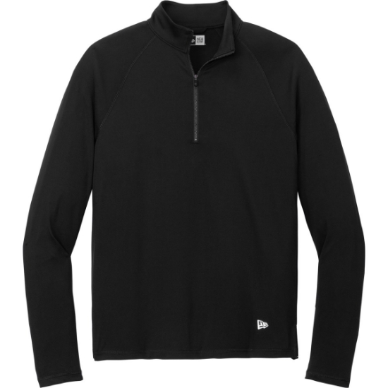Custom New Era Power 1/2-Zip Black