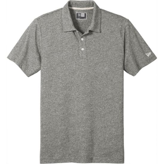 Custom New Era Slub Twist Polo Shad Grey Twst