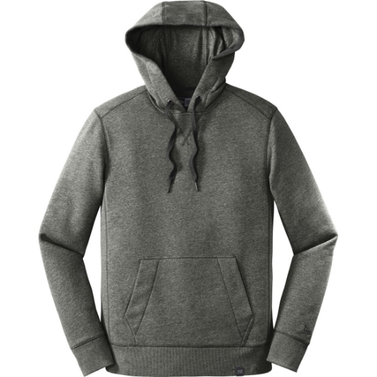 Custom New Era French Terry Pullover Hoodie. Black Twist