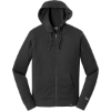 Custom New Era French Terry Full-Zip Hoodie. Black