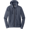 Custom New Era Tri-Blend Fleece Full-Zip Hoodie True Navy Blue Heather
