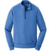 Custom New Era Tri-Blend Fleece 1/4-Zip Pullover. Royal Blue Heather