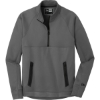 Custom New Era Venue Fleece 1/4-Zip Pullover. Graphite Gray
