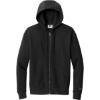 Custom New Era Heritage Fleece Full-Zip Hoodie Black