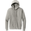 Custom New Era Heritage Fleece Full-Zip Hoodie RnstmGrey