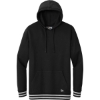 Custom New Era Comeback Fleece Pullover Hoodie Black/Athletic Heather Gray