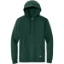 Custom New Era Comeback Fleece Pullover Hoodie Dark Green